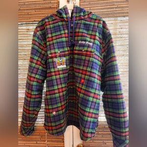 Teddy Fresh Button Up Hoodie Large